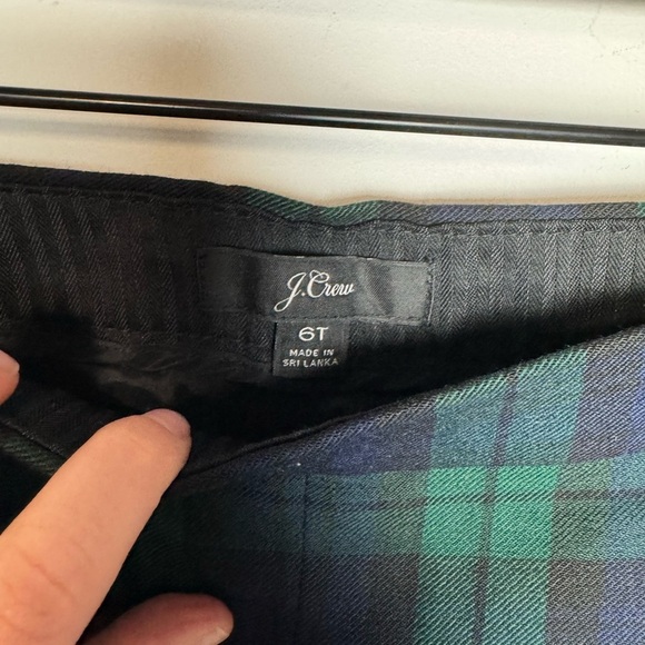 J. Crew Martie Black Watch Pants Wool Blend 6 Tall Excellent condition - Picture 7 of 12